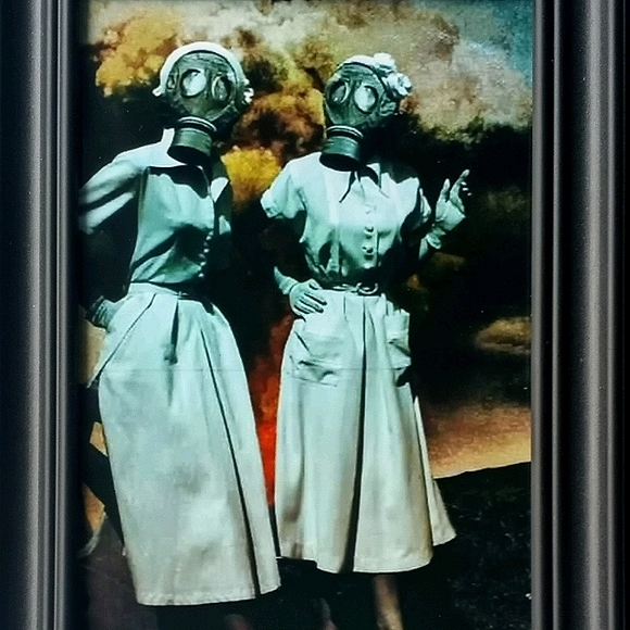 GasMask Nurses Edgy Oddity Gothic Punk Rock Home - Picture 7 of 7